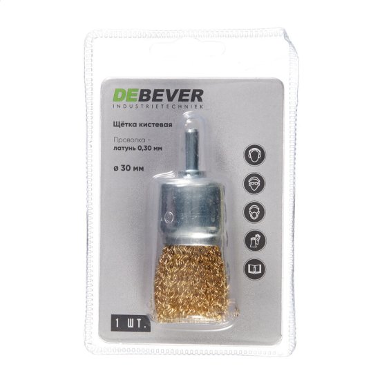 Корщетка для дрели Debever (DB80163393) мягкая кистеобразная d30 мм