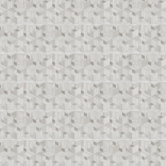 Плитка декор Нефрит Эста геометрия светлая 400x200x8 мм