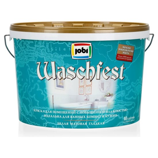 Краска для кухонь и ванных комнат JOBI WASCHFEST