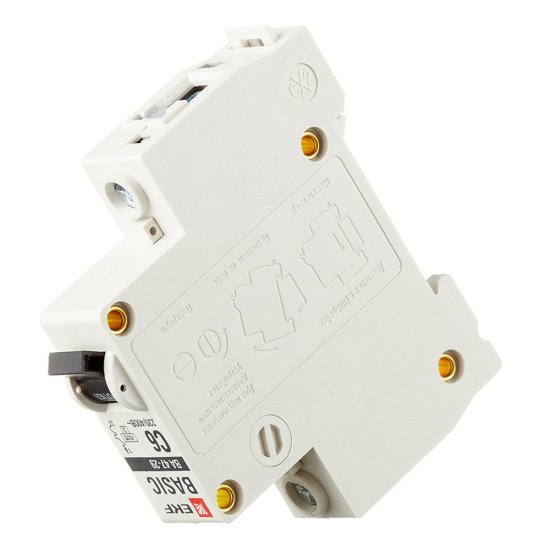 Автоматический выключатель модульный EKF Basic ВА 47-29 1P 6А тип C 4,5 кА 230 В (mcb4729-1-06C)