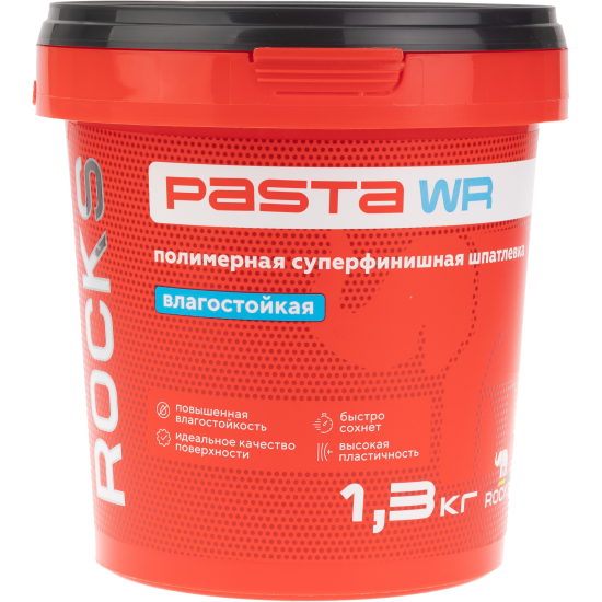 Шпатлевка полимерная суперфинишная влагостойкая Rocks Pasta WR 1.3 кг