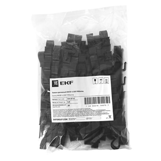 Зажим крепежный для нагревательного кабеля EKF PROxima (25 шт.) (km-b1-6)