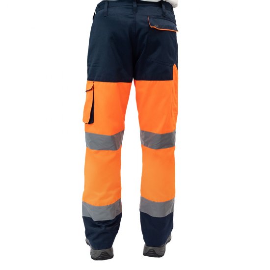 Брюки рабочие сигнальные Delta Plus (PHPA2OMTM) 44-46 (M) рост 164-172 см флуоресцентные оранжевые