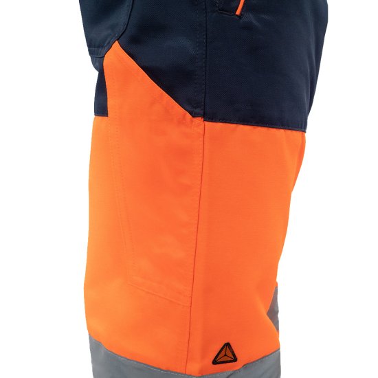 Брюки рабочие сигнальные Delta Plus (PHPA2OMTM) 44-46 (M) рост 164-172 см флуоресцентные оранжевые