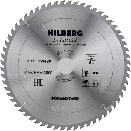 Пильный диск по дереву Hilberg Hilberg Industrial