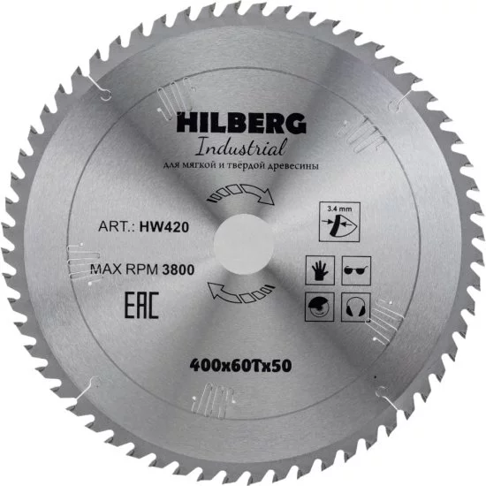 Пильный диск по дереву Hilberg Hilberg Industrial