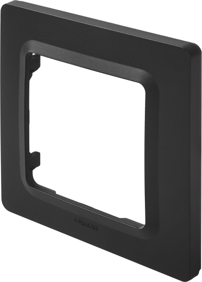 Рамка для розеток и выключателей Lexman Lilian Modern 1 пост цвет антрацит