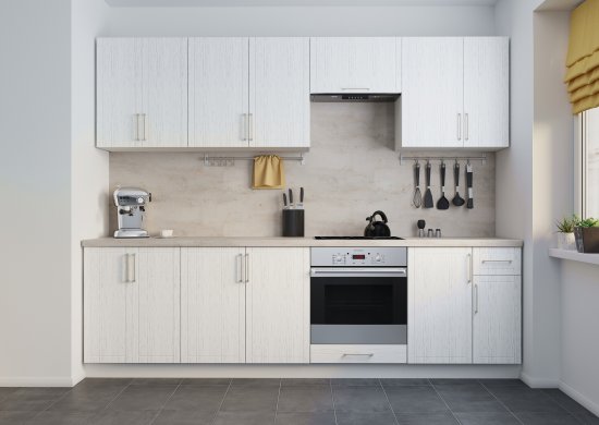 Кухонный шкаф напольный Агидель Delinia 40x82.5x58 см МДФ цвет белый