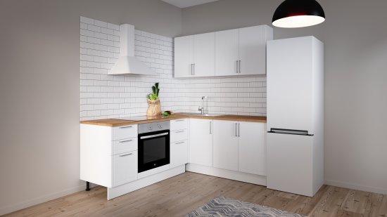 Кухонный шкаф напольный Агидель Delinia 40x82.5x58 см МДФ цвет белый