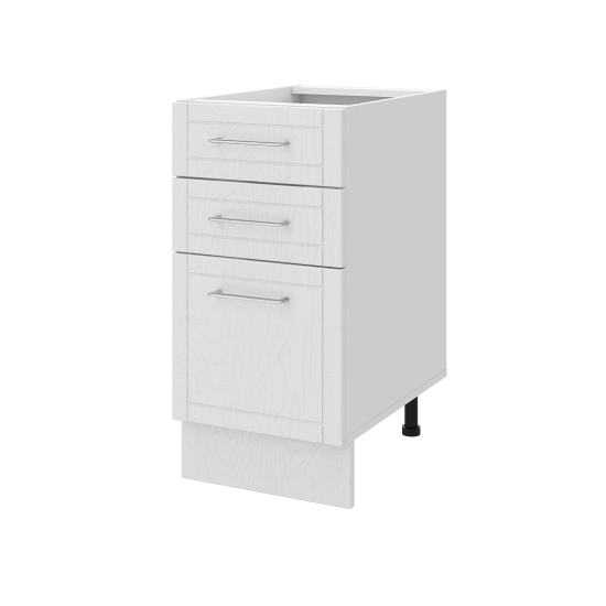 Кухонный шкаф напольный Агидель Delinia 40x82.5x58 см МДФ цвет белый