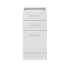 Кухонный шкаф напольный Агидель Delinia 40x82.5x58 см МДФ цвет белый