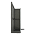 Секция угловая Naterial Noa Fix 68x62x68 см, искусственный ротанг, серый/черный