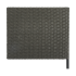 Секция угловая Naterial Noa Fix 68x62x68 см, искусственный ротанг, серый/черный