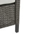 Секция угловая Naterial Noa Fix 68x62x68 см, искусственный ротанг, серый/черный