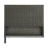 Секция угловая Naterial Noa Fix 68x62x68 см, искусственный ротанг, серый/черный