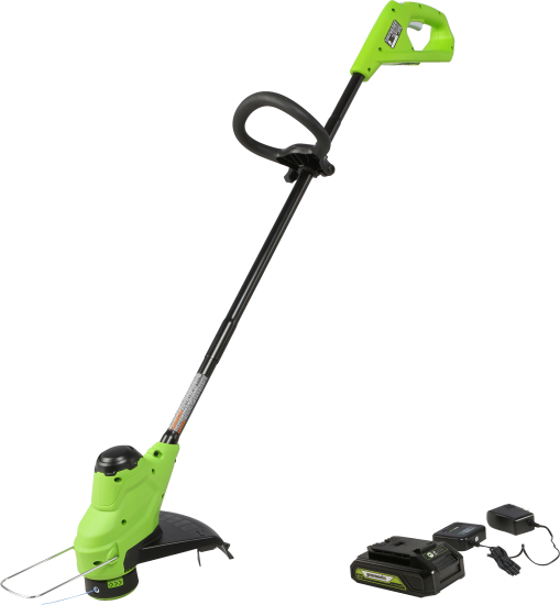 Триммер аккумуляторный GreenWorks 2107207SA 24 В 1x2 Ач АКБ и ЗУ входит в комплект