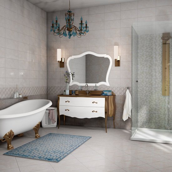 Плитка облицовочная Нефрит Дженни мозаика бежевая 400x200x8 мм (15 шт.=1,2 кв.м)