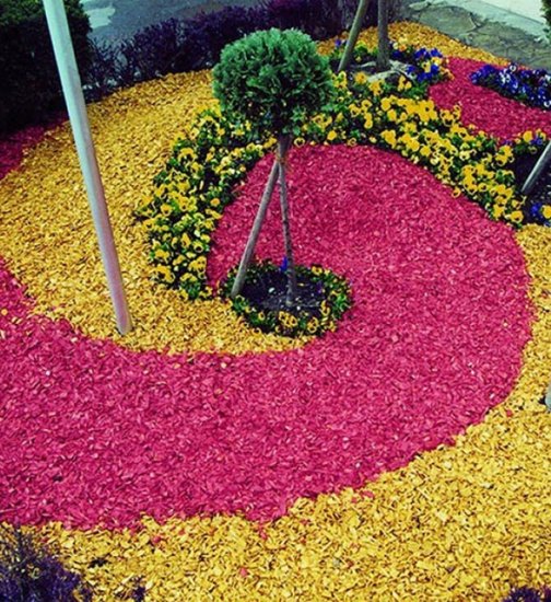 Щепа цвет розовый 50 л