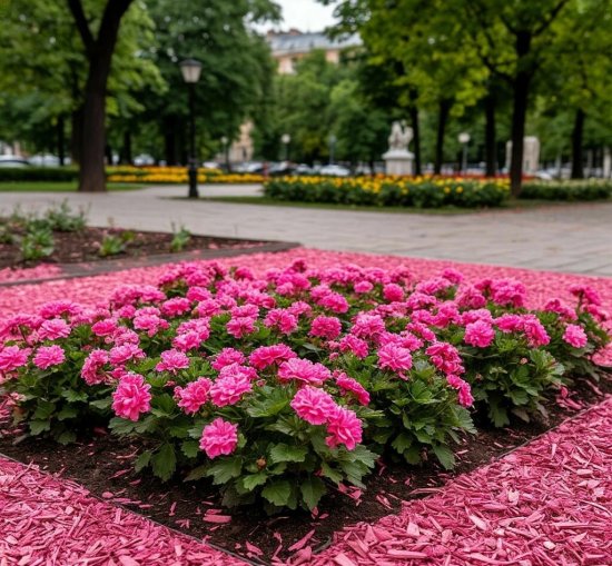Щепа цвет розовый 50 л