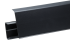 Плинтус напольный ПВХ цвет черный 2200x22x100 мм