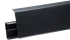 Плинтус напольный ПВХ цвет черный 2200x22x100 мм
