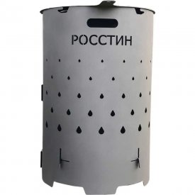 Печь-утилизатор для сжигания листвы РОССТИН Бочка
