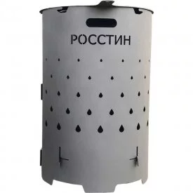Печь-утилизатор для сжигания листвы РОССТИН Бочка