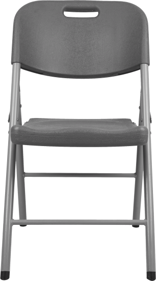 Стул складной Сатурн 52x52x86 см сталь/пластик серый