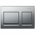 Панель смыва Geberit Alpha35 115.045.46.5 матовая цвет хром
