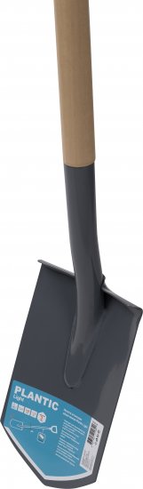 Лопата штыковая Plantic Light 107 см сталь с черенком