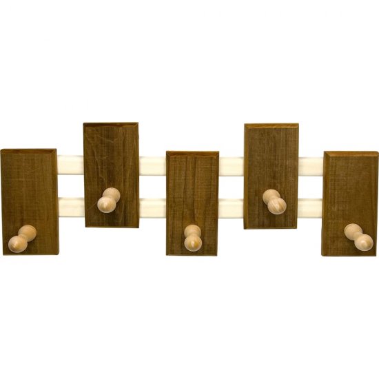 Термированная вешалка для мочалок Бацькина баня Zebra