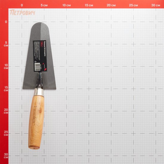 Кельма бетонщика Hesler 160 мм с деревянной ручкой