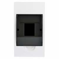 Щит распределительный навесной EKF PROxima ЩРН-П-4 пластиковый IP41 100х205х117 мм 4 модуля прозрачная дверь