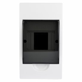 Щит распределительный навесной EKF PROxima ЩРН-П-4 пластиковый IP41 100х205х117 мм 4 модуля прозрачная дверь