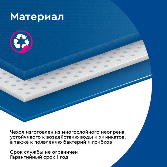 Термочехол Барьер для вертикального гидроаккумулятора 80 л, защита от образования конденсата