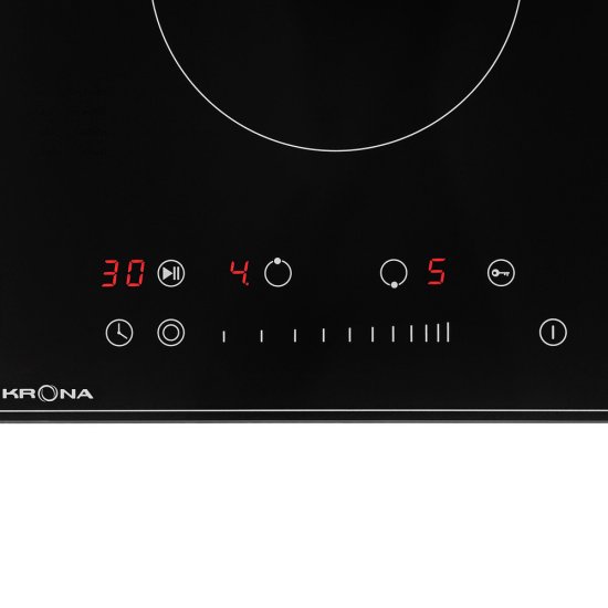 Варочная панель электрическая Krona Laurel 30 2 конфорки черная