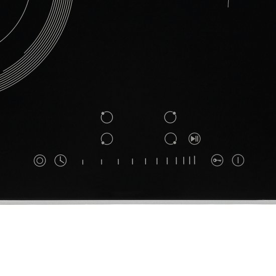 Варочная панель электрическая Krona Orsa 60 BL/S 4 конфорки черная