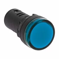 Лампа сигнальная EKF PROxima AD16-16HS 24 В IP54 пластиковая синяя (ledm-ad16-24-b)