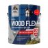 Краска фасадная по дереву Dufa Woodflex акриловая база 3 бесцветная 2,2 л