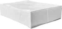 Короб для хранения с крышкой 72x18x52 см полиэстер цвет белый