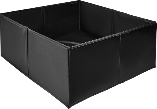 Короб для хранения без крышки 55x25x52 см полиэстер цвет черный