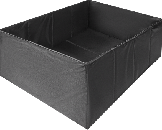 Короб для хранения без крышки 55x25x39 полиэстер цвет черный