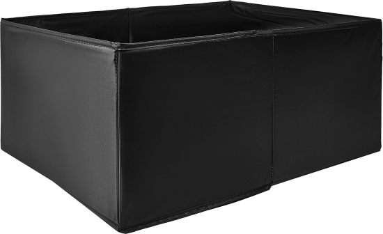 Короб для хранения без крышки 55x25x39 полиэстер цвет черный