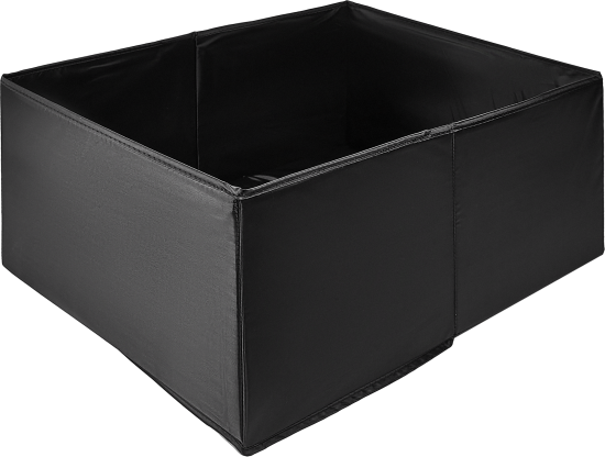 Короб для хранения без крышки 55x25x39 полиэстер цвет черный