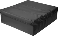 Короб для хранения с крышкой 55x18x52 см полиэстер цвет черный