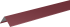 Планка для наружных углов 50x50 мм 2 м 0.4мм RAL 3005 Красный