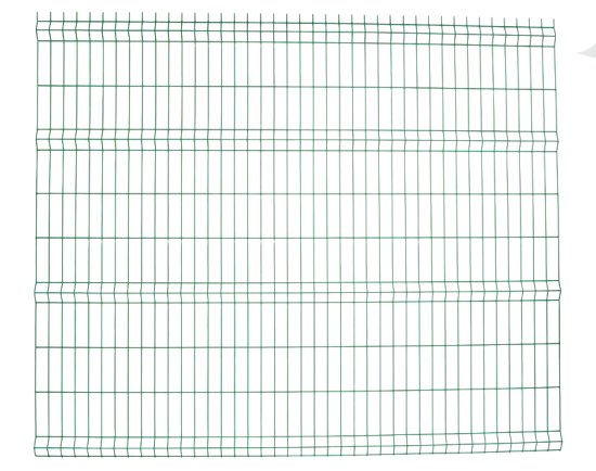 3D панель для забора Grand Line Light 2.5x2.03 м полиэстр RAL 6005 зелёный