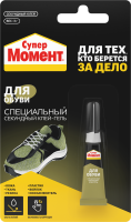 Супер-клей специальный Супер Момент для обуви 3 г