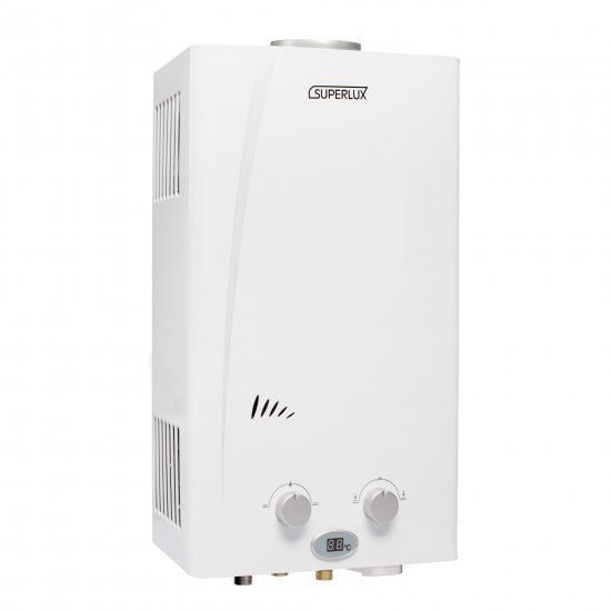 Проточный газовый водонагреватель Ariston Superlux 10L CF NG NEW 17 кВт 10 л/мин белая
