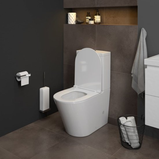 Безободковый напольный унитаз Teymi Solli T40203
